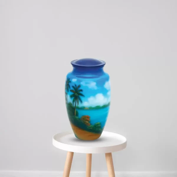 Hand Painted Urns - Paradise