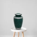 Emerald Tranquility - Green Cremation Urn