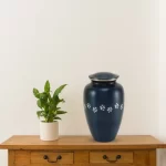 Classic Paws Blue Pet Urn