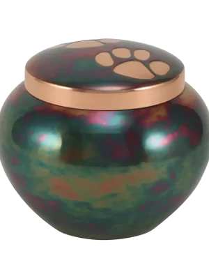 Odyssey® Paw Raku Pet Urn