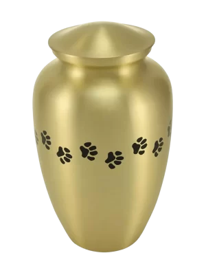 Classic Paws Brass Pet Urn