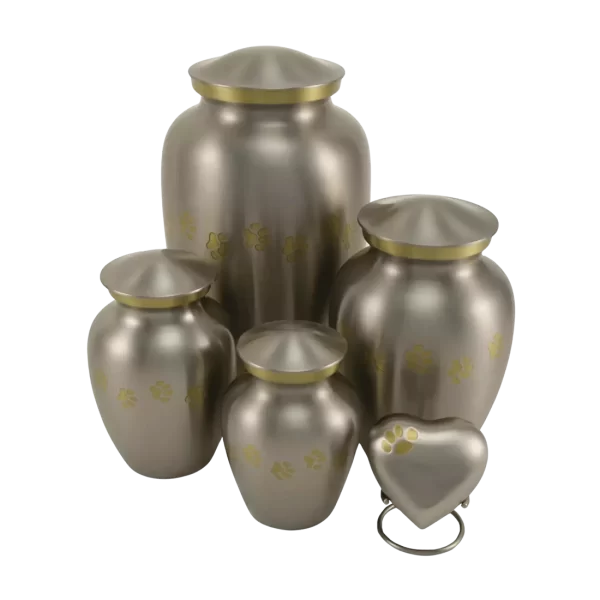 Classic Paws Pewter Pet Urn