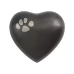 Odyssey Paw Slate Heart Shaped Pet Urn