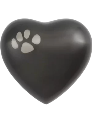 Odyssey Paw Slate Heart Shaped Pet Urn