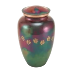 Classic Paws Raku Pet Urn