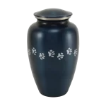 Classic Paws Blue Pet Urn