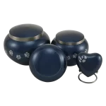 Odyssey Paw Moonlight Blue Pet Urn