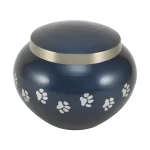 Odyssey Paw Moonlight Blue Pet Urn