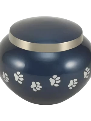 Odyssey Paw Moonlight Blue Pet Urn