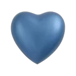 Monterey Blue Heart Shaped Keepsake Urn