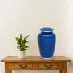 Solid Color Urn - Blue Pearl