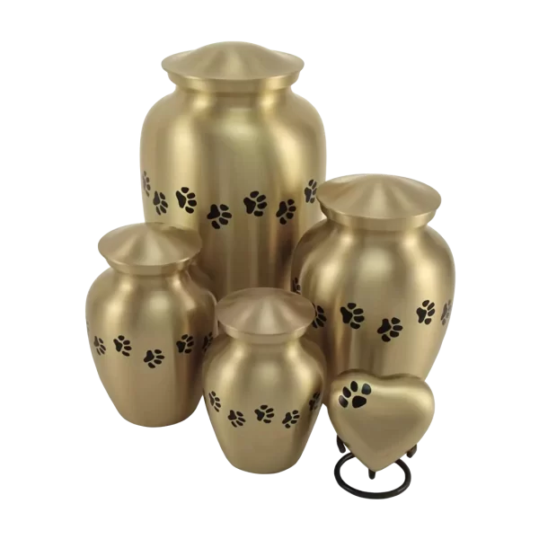 Classic Paws Brass Pet Urn