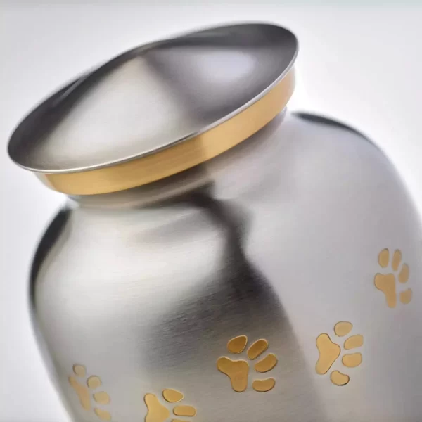 Classic Paws Pewter Pet Urn