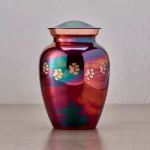 Classic Paws Raku Pet Urn