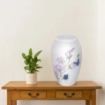 Hand Painted Urns - Butterfly Landing