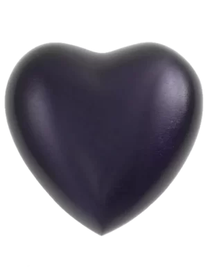 Monterey Purple Heart Shaped Keepsake Urn