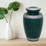 Emerald Tranquility - Green Cremation Urn