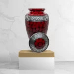 Crimson Grace - Red Cremation Urn