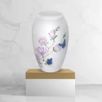 Hand Painted Urns - Butterfly Landing