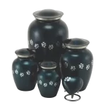 Classic Paws Blue Pet Urn