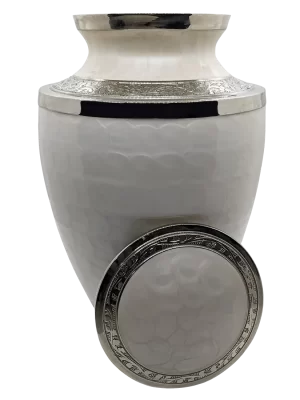 Cremation Urn - White