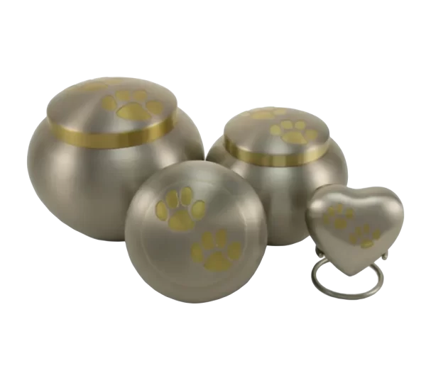 Odyssey® Paw Pewter Pet Urn