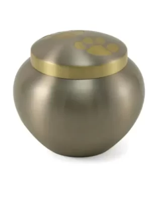 Odyssey® Paw Pewter Pet Urn