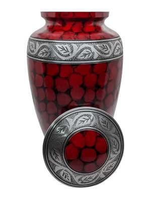 Crimson Grace - Red Cremation Urn