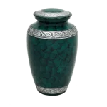 Emerald Tranquility - Green Cremation Urn