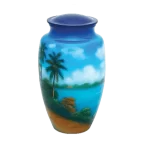 Hand Painted Urns - Paradise