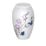 Hand Painted Urns - Butterfly Landing