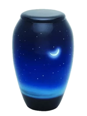 Hand Painted Urns - Starry Nights