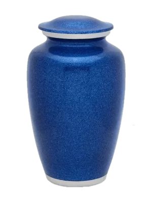 Solid Color Urn - Blue Pearl