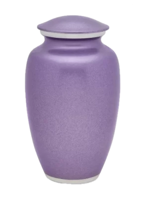 Solid Color Urn - Violet Blush